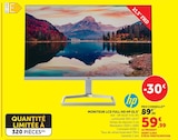 Moniteur LCD Full HD HP 21.5" - HP - Hyper U à Savigny-le-Temple Moniteur LCD Full HD HP 21.5" - HP en promo chez Hyper U Savigny-le-Temple à 59,99 €