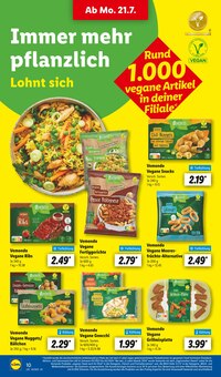 Tofu Angebot im Lidl Prospekt, gültig von 21.07.2025 bis 26.07.2025 Tofu Angebot im aktuellen Lidl Prospekt auf Seite 6