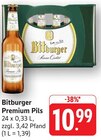 Premium Pils Angebote von Bitburger bei E center Bruchsal für 10,99 €