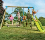 Station de jeux en bois Ceyreste Barbouzet L. 342 x l. 342 x H. 224 cm - TP en promo chez Castorama Vitrolles à 329,90 €