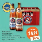 Weißbier im tegut Prospekt Weißbier von Paulaner im aktuellen tegut Prospekt für 14,99 €