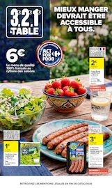 Saucisse en promo dans le catalogue Carrefour Market à la page 17