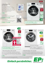 Aktueller EP: Prospekt mit Waschmittel, "Miele Hausgeräte -effizient und langlebig-", Seite 3