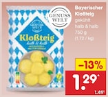 Netto Marken-Discount Wunder - Bayerischer Kloßteig Angebot im Prospekt Bayerischer Kloßteig bei Netto Marken-Discount im Wunder Prospekt für 1,29 €
