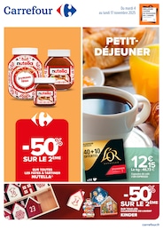 Catalogue Supermarchés de Carrefour à Huez Prospectus Carrefour à Huez, "PETIT-DÉJEUNER", 80 pages, 04/11/2025 - 17/11/2025