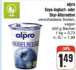 Aktuelles Soya-Joghurt- oder Skyr-Alternative Angebot bei nah und gut in Jena ab 1,49 €