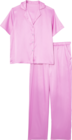 Pyjama satin MC femme en promo chez Carrefour Villenave-d'Ornon à 24,99 €