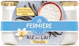 Le riz au lait - LA FERMIÈRE dans le catalogue Colruyt