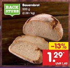 Bauernbrot für 1,29 € bei Netto Marken-Discount im Angebot Bauernbrot im aktuellen Netto Marken-Discount Prospekt