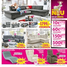 Sitzmöbel im SB Möbel Boss Prospekt "BOCK AUF NEU - BOCK AUF GÜNSTIG!" mit 12 Seiten (Mainz)