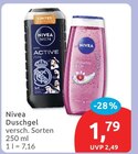 Duschgel Angebote von Nivea bei budni Lüneburg für 1,79 €