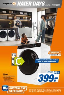 Trockner im aktuellen expert Prospekt (Frankfurt (Main)) Trockner im expert Prospekt "HAIER DAYS" mit 4 Seiten (Frankfurt (Main))