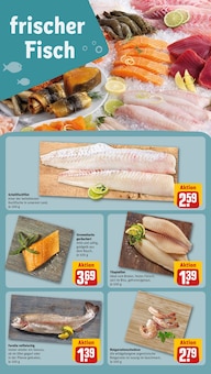 Lachs im aktuellen REWE Prospekt (Recklinghausen) Lachs im REWE Prospekt "Dein Markt" mit 37 Seiten (Recklinghausen)