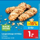 Laugenstange mit Käse von BACKSTUBE für 1,00 € bei Netto Marken-Discount im Angebot Laugenstange mit Käse von BACKSTUBE im aktuellen Netto Marken-Discount Prospekt