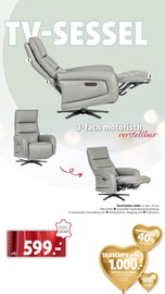 Aktueller Polstermöbel Fischer Prospekt mit Fernsehsessel, "Spektakuläre Neueröffnung", Seite 9