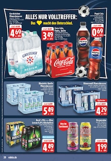 Coca Cola im E center Prospekt "Aktuelle Angebote" mit 28 Seiten (Bornheim)