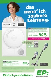 Aktueller EP: Elektromarkt Prospekt in Ibbenbüren und Umgebung, "das nenn’ ich saubere Leistung." mit 6 Seiten, 27.09.2024 - 12.10.2024