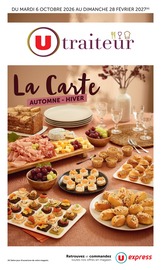 Catalogue U Express à Yvetot cette semaine, valable du 06/10/2026 au 28/02/2027 Prospectus U Express à Yvetot, "U traiteur", 44 pages de promos valables du 06/10/2026 au 28/02/2027