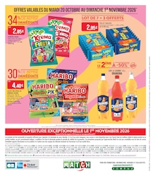 Catalogue Supermarchés Match, 20/10/2026 - 01/11/2026, LA MATCH MANIA, 24 pages Prospectus Supermarchés Match en cours, "LA MATCH MANIA", 24 pages