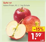 Äpfel rot im Netto Marken-Discount Prospekt Äpfel rot im aktuellen Netto Marken-Discount Prospekt für 1,59 €