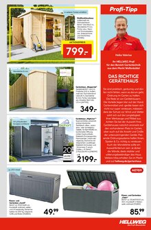 Gartenhaus Angebot im aktuellen Hellweg Prospekt auf Seite 19