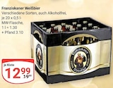 Weißbier im Angebot bei GLOBUS in Rodgau Weißbier Angebote von Franziskaner bei GLOBUS Rodgau für 12,99 €