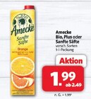 Bio, Plus oder Sanfte Säfte Angebote von Amecke bei Markant Nordwest Löhne für 1,99 €