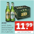 Aktuelle Jever Angebote bei Getränke Oase in Herne Aktuelles JEVER Angebot bei Getränke Oase in Herne ab 11,99 €