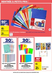 Agenda Angebote im Prospekt "70 % D’ÉCONOMIES SUR UNE SÉLECTION DE PRODUITS D'HYGIÈNE" von Carrefour auf Seite 79