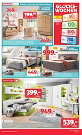Boxspringbett im Segmüller Prospekt in Nürnberg Aktueller Segmüller Prospekt mit Boxspringbett, "Zum Glück gibt’s Segmüller - Glückswochen", Seite 7