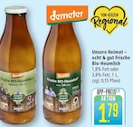 Aktuelles Frische Bio-Heumilch fettarm Angebot bei Marktkauf in Stuttgart ab 1,79 €