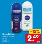 Roll-on im Angebot bei Netto Marken-Discount in Völklingen Roll-on Angebote von Nivea bei Netto Marken-Discount Völklingen für 2,49 €