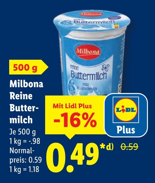Reine Buttermilch