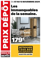 WC Angebote im Prospekt "Les immanquables de la semaine" von Brico Dépôt auf Seite 1