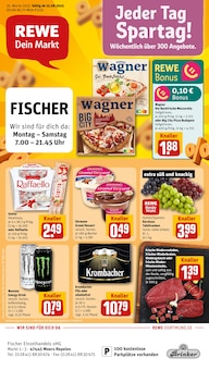 Monster Energy im REWE Prospekt "Dein Markt" mit 33 Seiten (Moers)