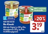 Bio-Kimchi im ALDI SÜD Prospekt Bio-Kimchi von NUR NUR NATUR im aktuellen ALDI SÜD Prospekt für 3,19 €