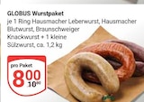 Wurstpaket im Angebot bei GLOBUS in Leipzig Wurstpaket Angebote von Globus bei GLOBUS Leipzig für 8,00 €