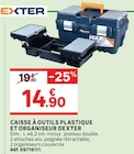 LEROY MERLIN Longueau - Promo Caisse à outils plastique et organiseur double Promo Caisse à outils plastique et organiseur double à 14,90 € dans le catalogue LEROY MERLIN à Longueau