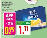 Aktuelles Die streichzarte ungesalzen oder Butter Angebot bei Marktkauf in Gelsenkirchen ab 0,99 €