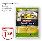 Maultaschen Angebote von Burger bei GLOBUS Mannheim für 1,29 €
