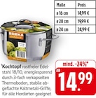 Aktuelles Kochtopf Ø 16 cm Angebot bei EDEKA in Saarbrücken ab 14,99 €