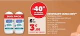 Déodorant Zero(A) - Sanex en promo chez Super U Déodorant Zero(A) - Sanex dans le catalogue Super U