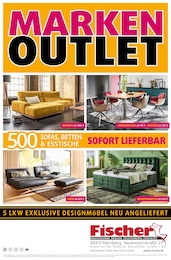 Polstermöbel Fischer Prospekt: "MARKEN OUTLET", 1 Seite, 14.09.2025 - 21.09.2025