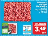 Geflügel Hackfleisch gewürzt Angebote von Wiesenhof bei Marktkauf Schwabach für 3,49 €