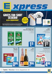 E xpress Supermarkt Prospekt der aktuellen Woche mit 4 Seiten, gültig von 26.05.2026 bis 30.05.2026, in Hebertshausen und Umgebung Aktueller E xpress Supermarkt Prospekt in Hebertshausen und Umgebung, "Wir lieben Lebensmittel." mit 4 Seiten, 26.05.2026 - 30.05.2026