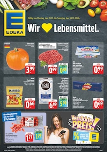 EDEKA Pommelsbrunn Prospekt der aktuellen Woche, gültig von 19.10.2026 bis 24.10.2026 Aktueller EDEKA Pommelsbrunn Prospekt "Wir lieben Lebensmittel!" mit 8 Seiten