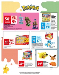 Offre Pokémon Figurines dans le catalogue Auchan Hypermarché du moment à la page 54