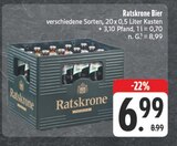 Bier Angebote von Ratskrone bei EDEKA Oschatz für 6,99 €