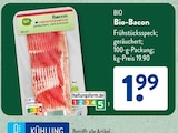 Bio-Bacon  im aktuellen ALDI SÜD Prospekt für 1,99 €