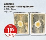 Brathappen oder Hering in Gelee Angebote von Abelmann bei V-Markt Augsburg für 1,99 €